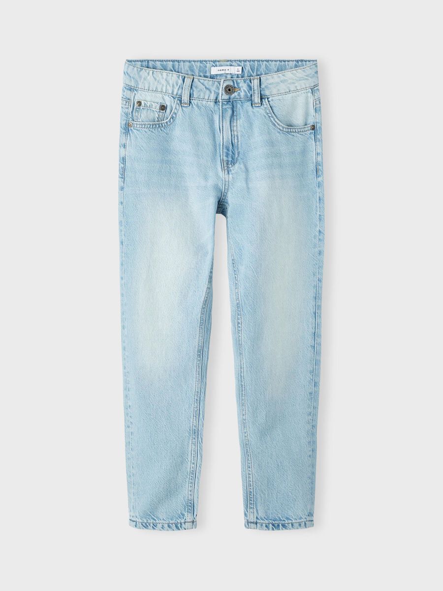 name it - NKMBEN TAPERED JEANS 5511-OY NOOS - Light Blue denim