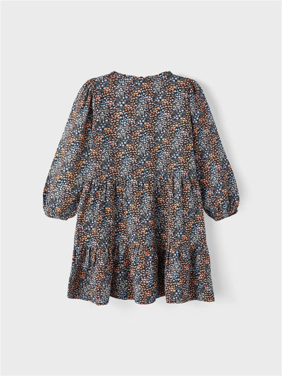 name it - NKFTAMMI LS DRESS - Dark Sapphire