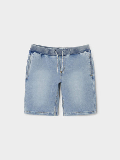 name it - NKMRYAN JOGGER DNM L SHORTS 6770-BO NOOS - Light Blue Denim