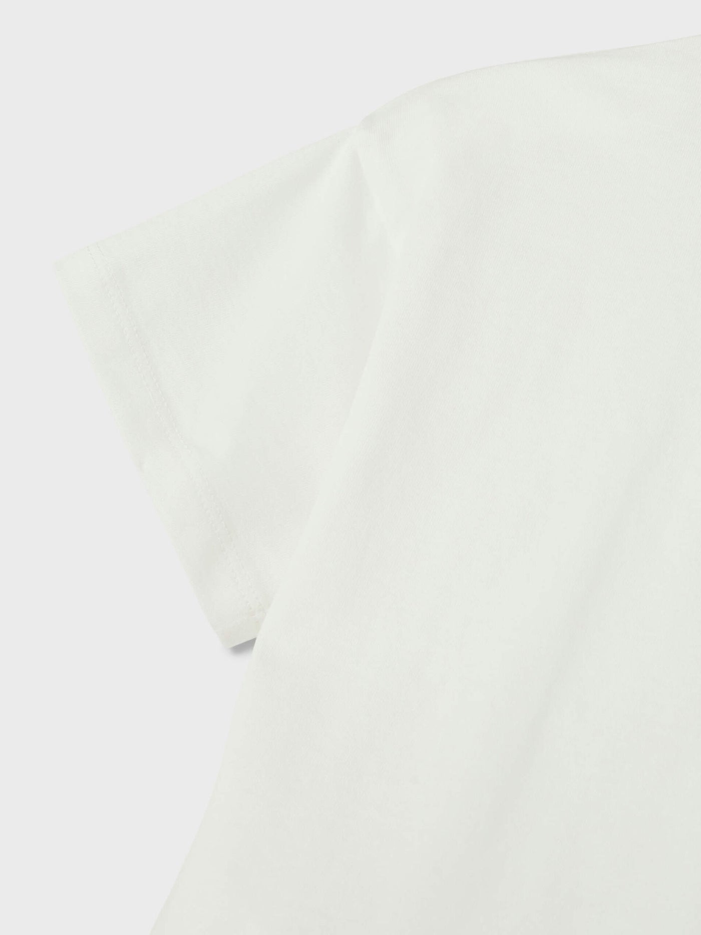 name it - NKFVITA SS SHORT BOXY TOP F1 - Bright White