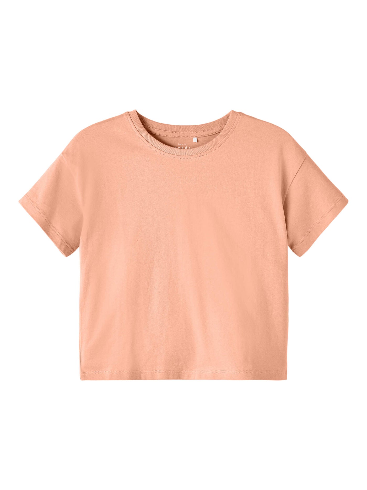 name it - NKFVITA SS SHORT BOXY TOP F1 - Peach Nectar