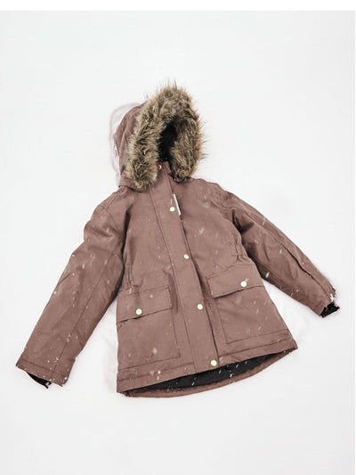 name it - NKFSNOW10 JACKET SOLID 1FO - Peppercorn