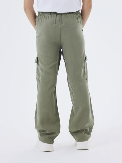 NKFBELLA ST TWI CARGO - Deep Lichen Green