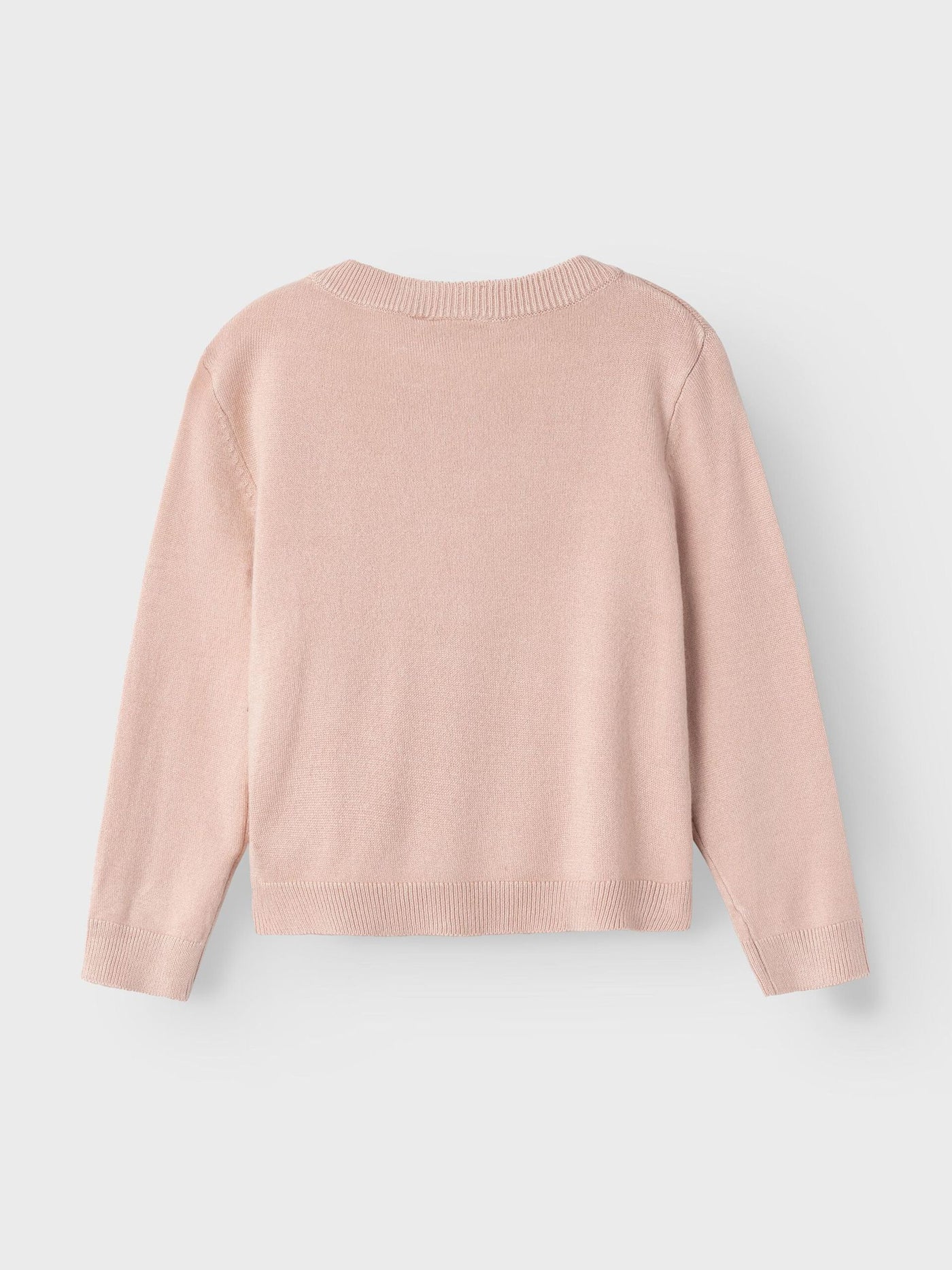 name it-NMFVALMA LS SHORT KNIT CARD R1-Rose Smoke