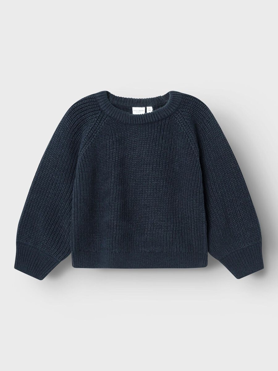 name it-NMFVALEA LS KNIT S1-Dark Sapphire