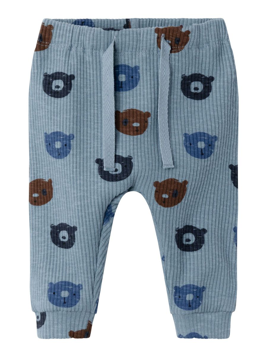 name it-PRINT HOSE blau teddy