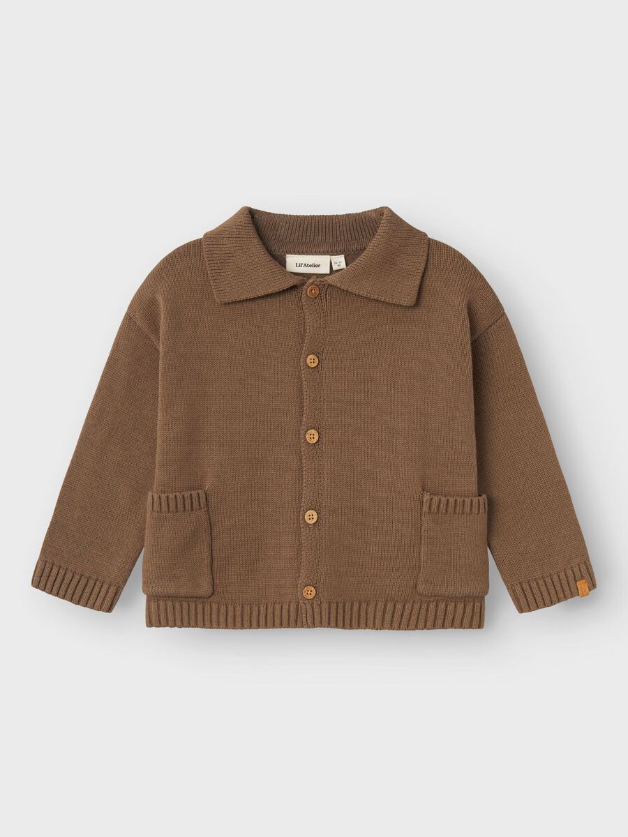 Name it-NMMTHEO LS LOOSE KNIT CARD LIL