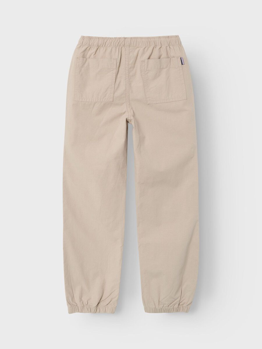 Name it-NKFBELLA BAGGY R PARA TWI PANT 8414-TT D-Pure Cashmere