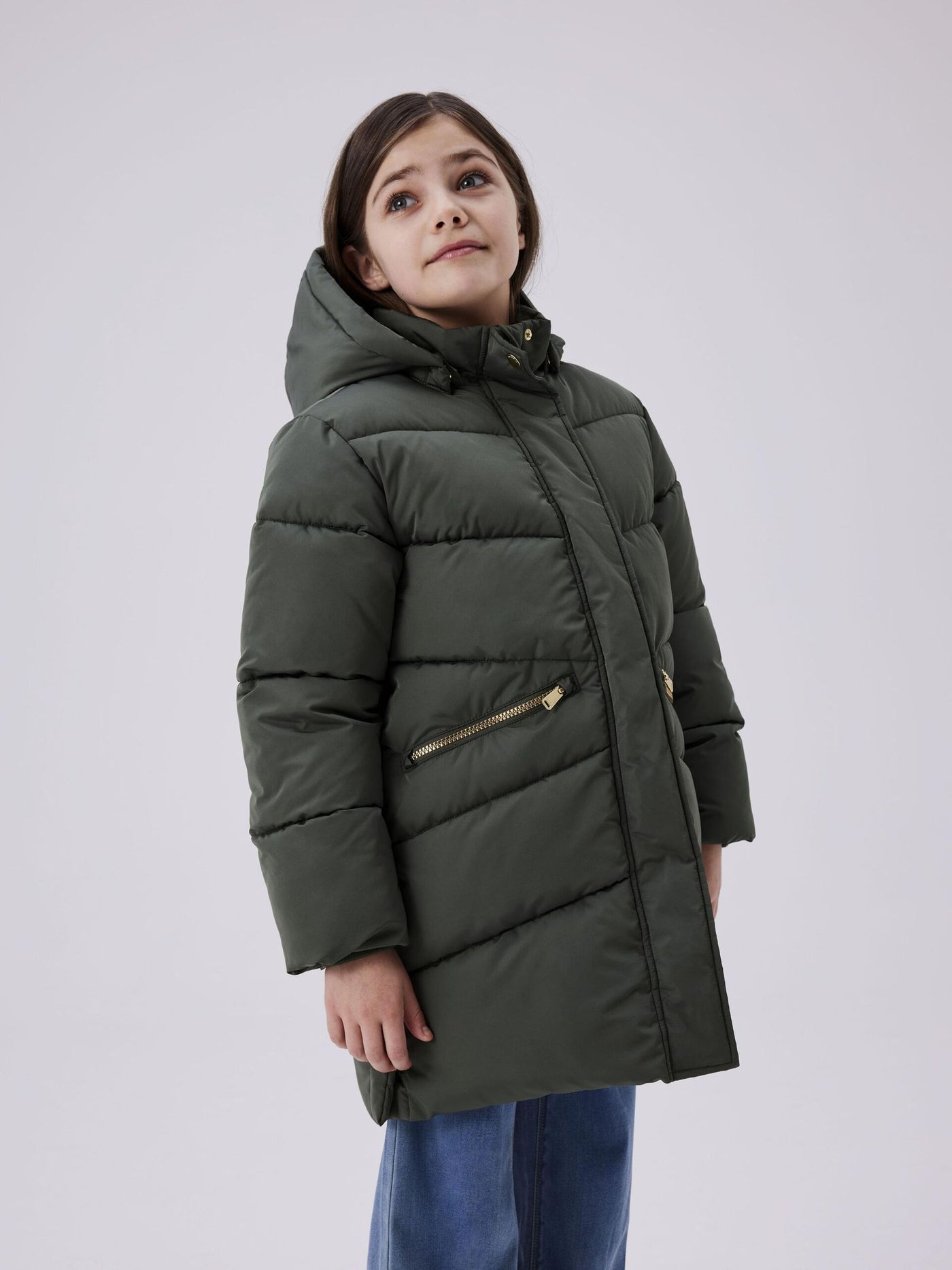 Name it-NKFMEMO JACKET LONG TB-Climbing Ivy