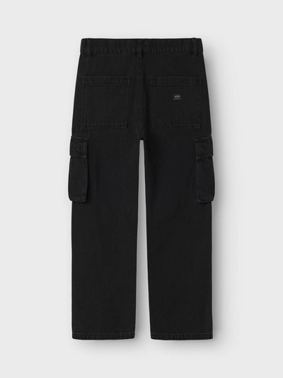 Name it - NKMRYAN ST CARGO JEANS 5910-IM NOOS - Black Denim