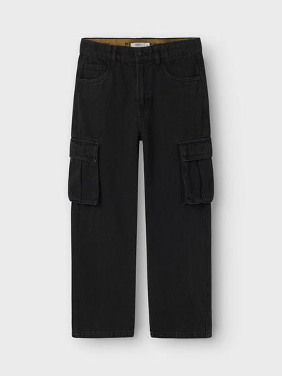 Name it - NKMRYAN ST CARGO JEANS 5910-IM NOOS - Black Denim