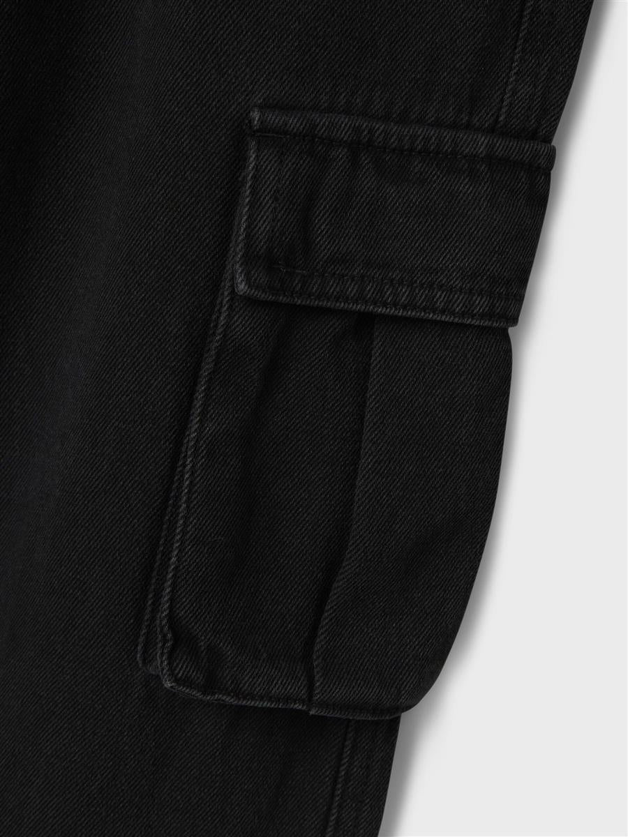 Name it - NKMRYAN ST CARGO JEANS 5910-IM NOOS - Black Denim
