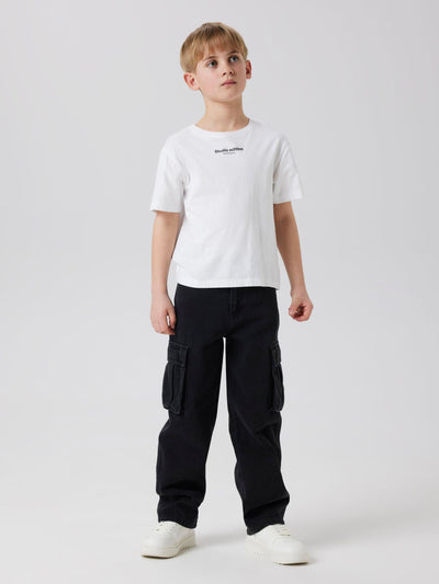 Name it - NKMRYAN ST CARGO JEANS 5910-IM NOOS - Black Denim