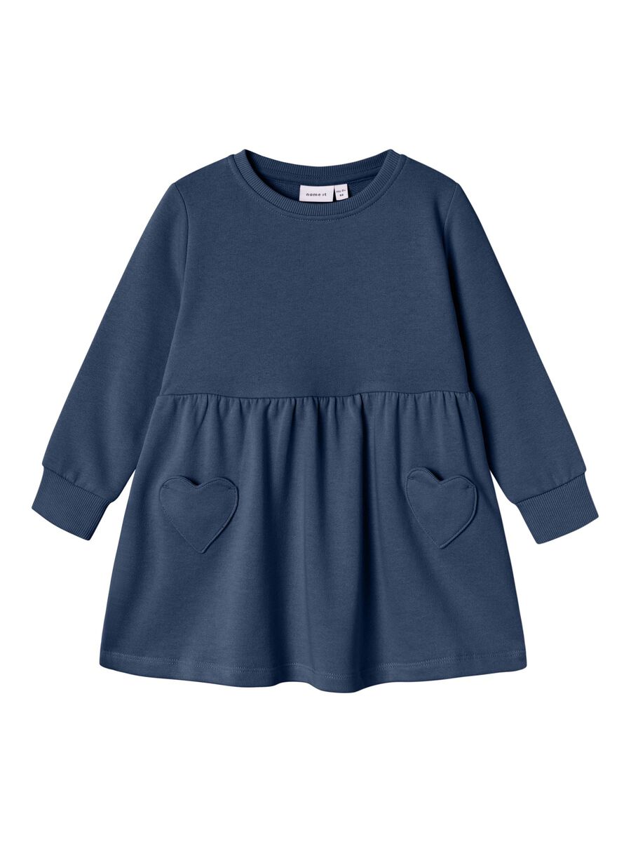 Name it-NMFKATLA SWEAT DRESS UNB-Dark Denim