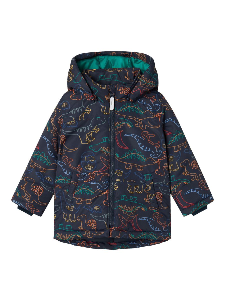 Name it-NMMMAX JACKET AOP-Dark Sapphire DINO LINE