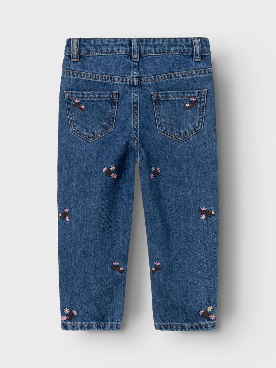 name it - NMFBELLA SHAPED JEANS - Dark Blue Denim