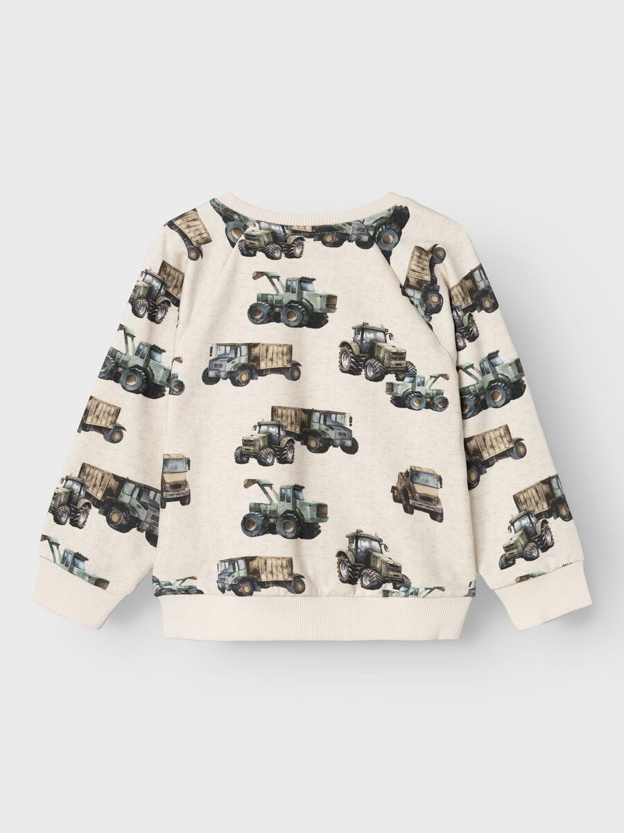 Name it-NMMNIKLO NREG SWEAT BRU BOX-Peyote Melange