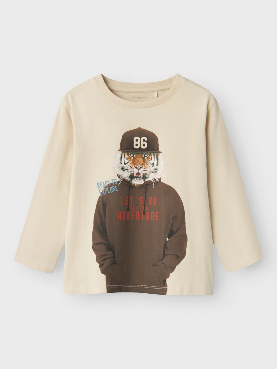 Name it-NMMOBINNA NREG LS TOP BOX - SUMMER SAND