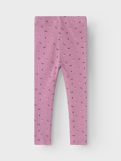 BIO-BAUMWOLL LEGGINGS  Mauve Orchid