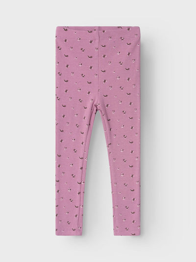 BIO-BAUMWOLL LEGGINGS  Mauve Orchid