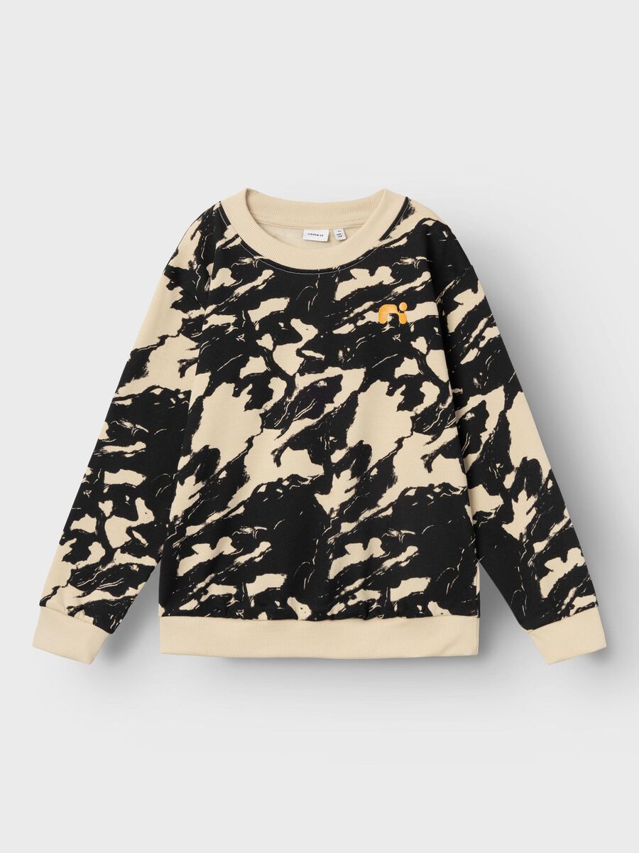 Name it-NKMNIFINGO LS NREG SWEAT-Summer Sand