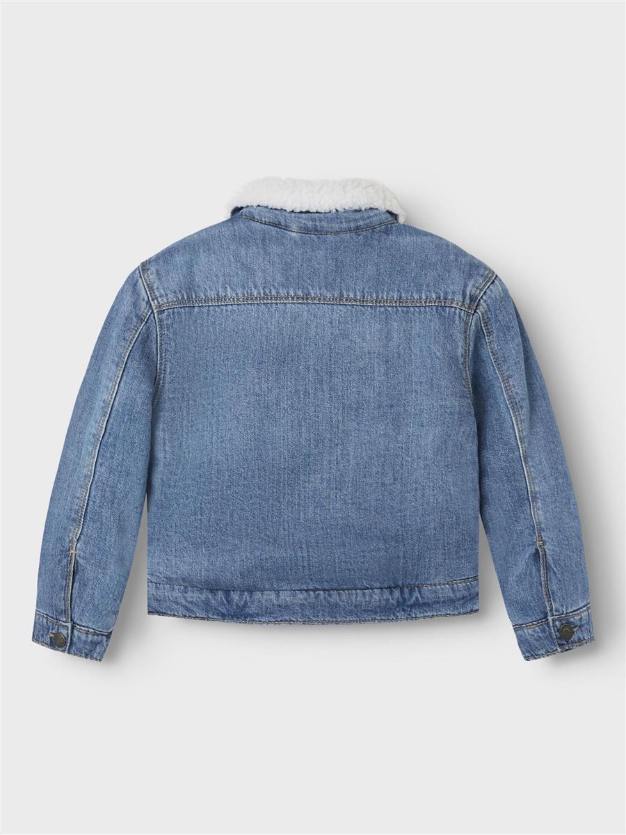 Name it-NKMJACK TEDDY DNM JACKET 1101-OV N-Medium Blue Denim