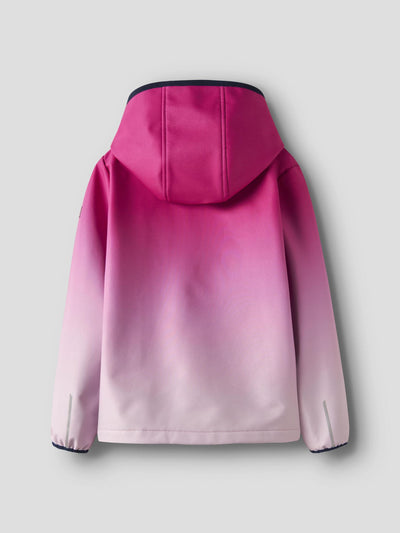 Name it - NMFMALTA05 SOFTSHELL JACKET DIPDYE FO - Pink Peacock