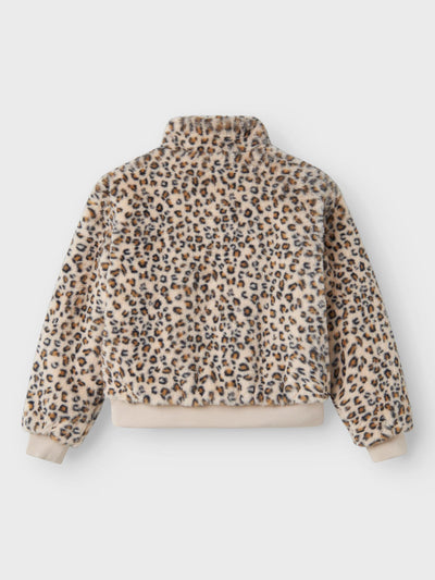 Nameit - NMFMILA JACKET W HOOD PB / Oxford Tan/Leo