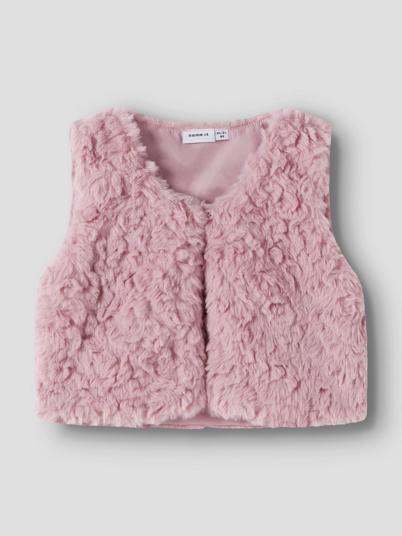 Name it-NMFNANO FAKE FUR VEST-Burnished Lilac
