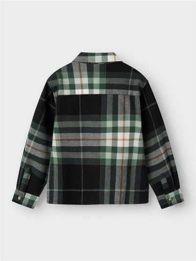 Name it-NKMNORRIS LS OVERSHIRT-Garden Topiary