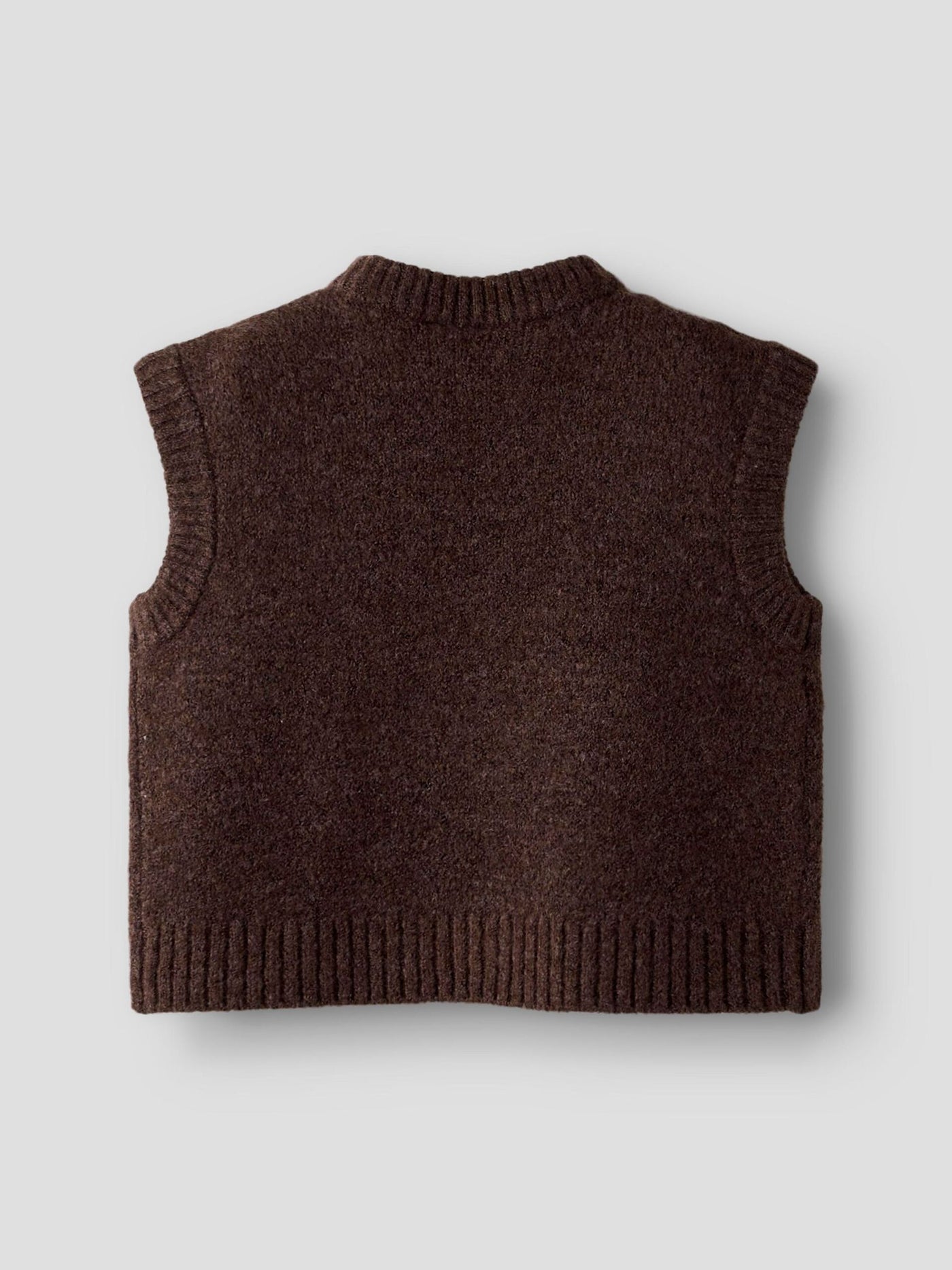Name it-NMFNEIFYLY KNIT SLIPOVER-Peppercorn