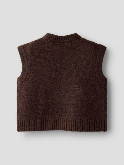 Name it-NMFNEIFYLY KNIT SLIPOVER-Peppercorn