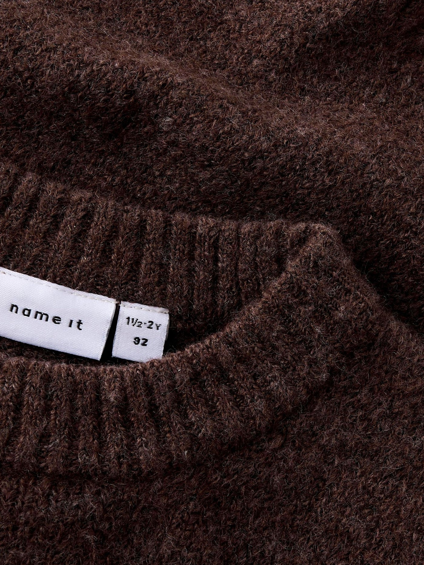 Name it-NMFNEIFYLY KNIT SLIPOVER-Peppercorn