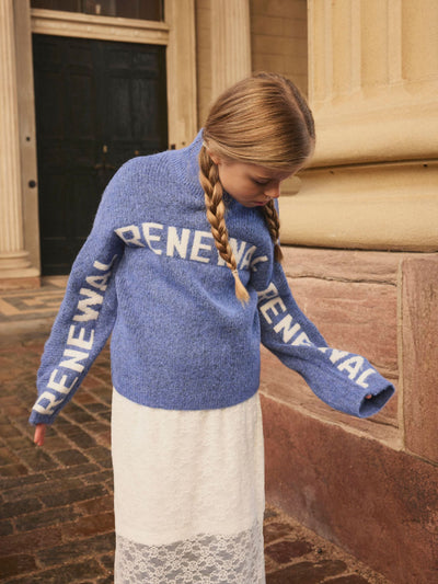 Name it-NKFNUVA LS KNIT-Amparo Blue