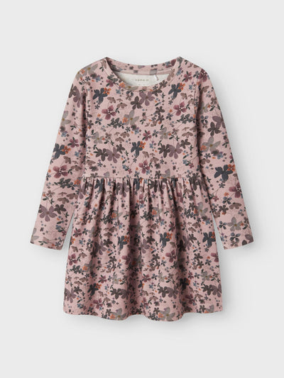 Name it-NMFNALINE LS DRESS-Burnished Lilac