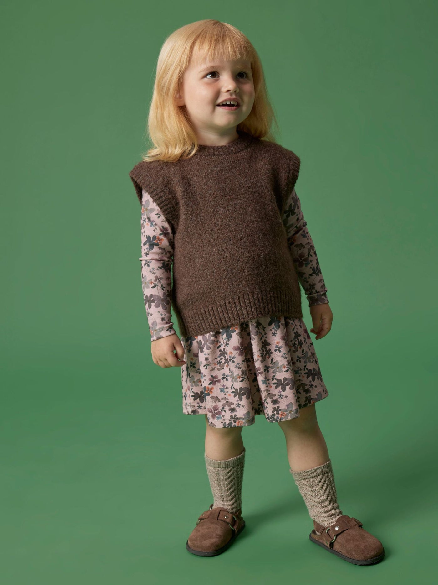 Name it-NMFNALINE LS DRESS-Burnished Lilac