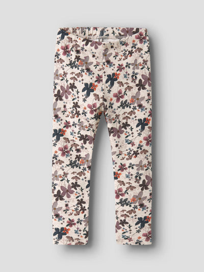 Name it -NMFNALINE SLIM LEGGING - Peyote Melange