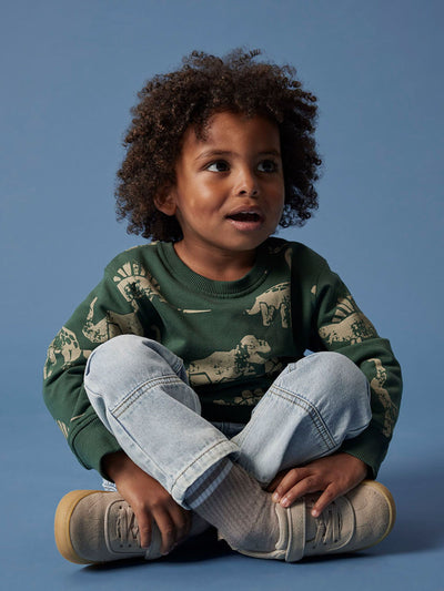 Name it-NMMNILAUS NREG SWEAT PANT BRU-Garden Topiary