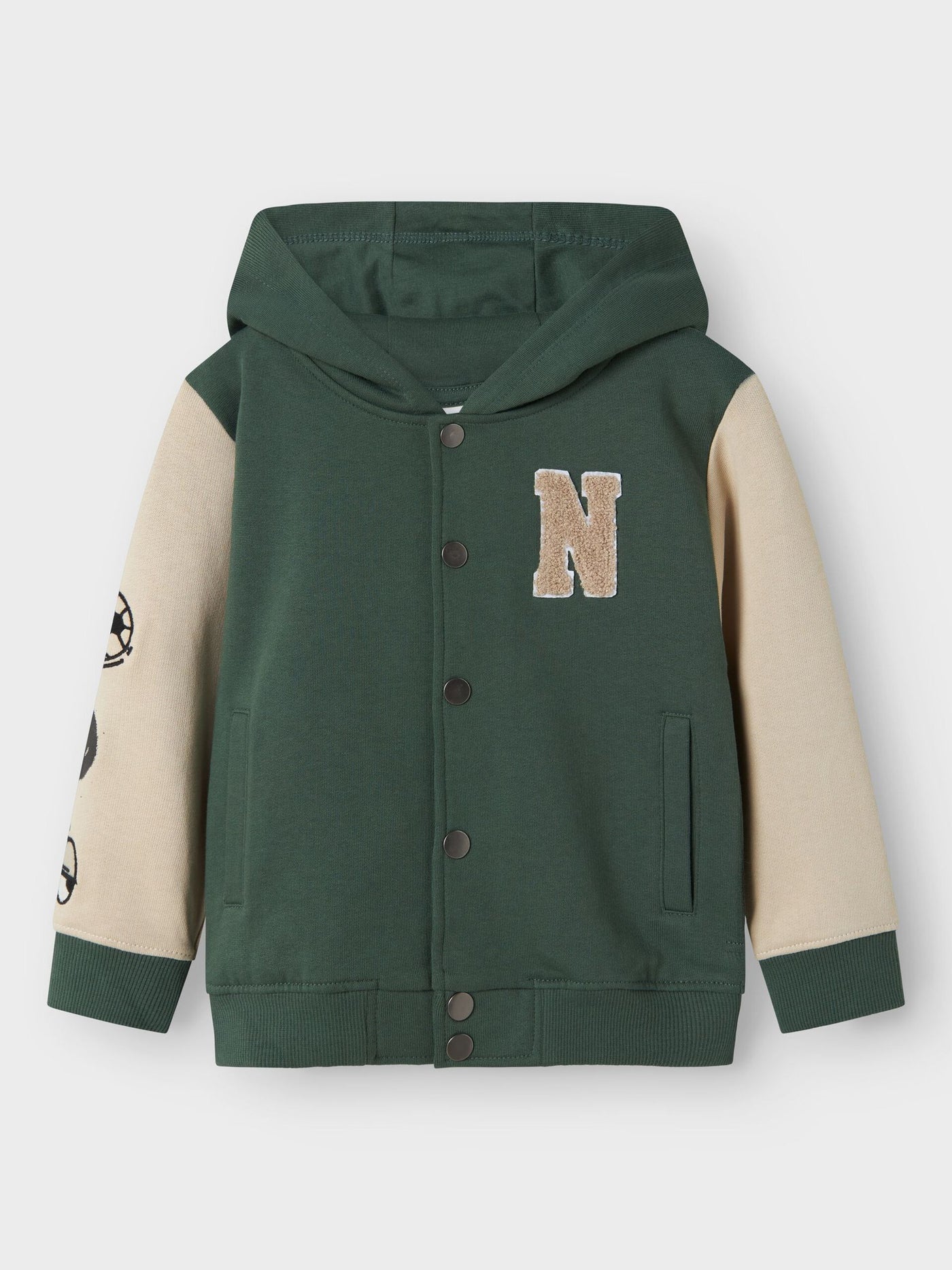 Name it-NMMNYREE LS NREG SWEAT CARD BRU-Garden Topiary