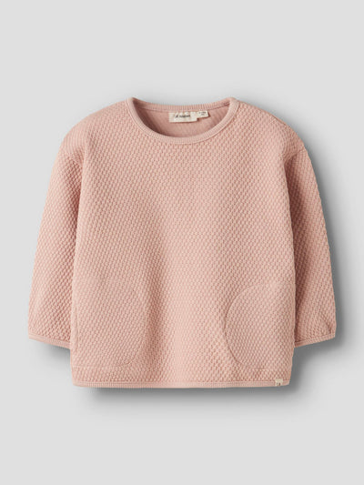 Lil Atelier - NMFNOELLA LS OVERSIZE SWEAT LIL  - Cameo Rose