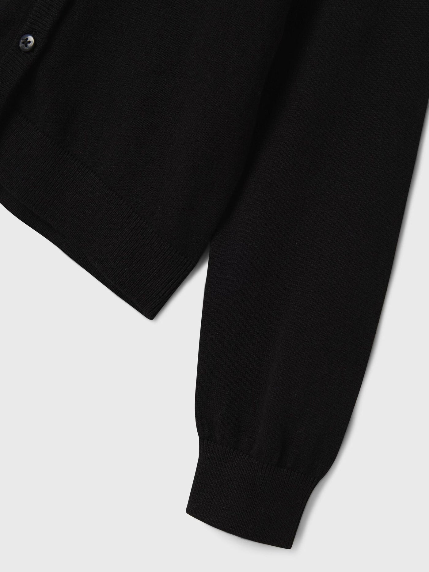 Name it-NKFVALANE LS KNIT CARD NOOS-Black