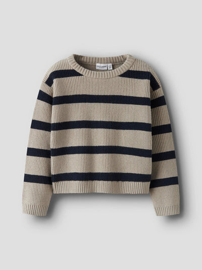 Name it-NMFVNILLA LS SH KNIT-Island Fossil