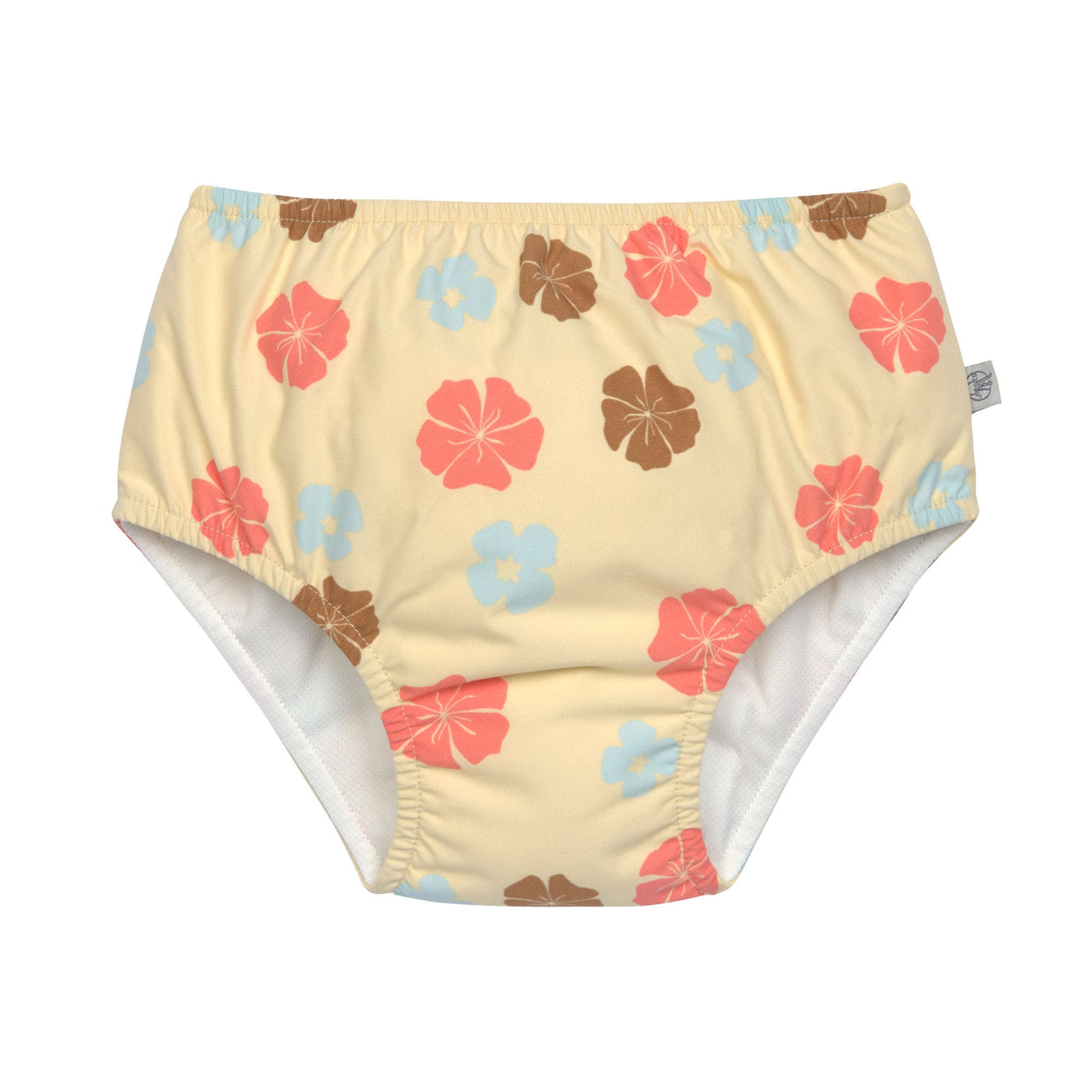 Lässig-Schwimmwindel Baby - Blumen, Gelb