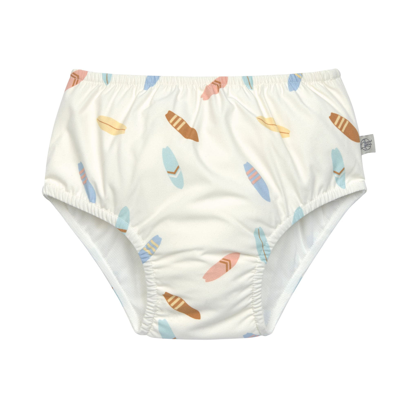 Lässig-Schwimmwindel Baby - Surfbrett, Weiß