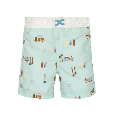 Lässig-UV Badehose Baby (mit Windel) - Camper, Mint