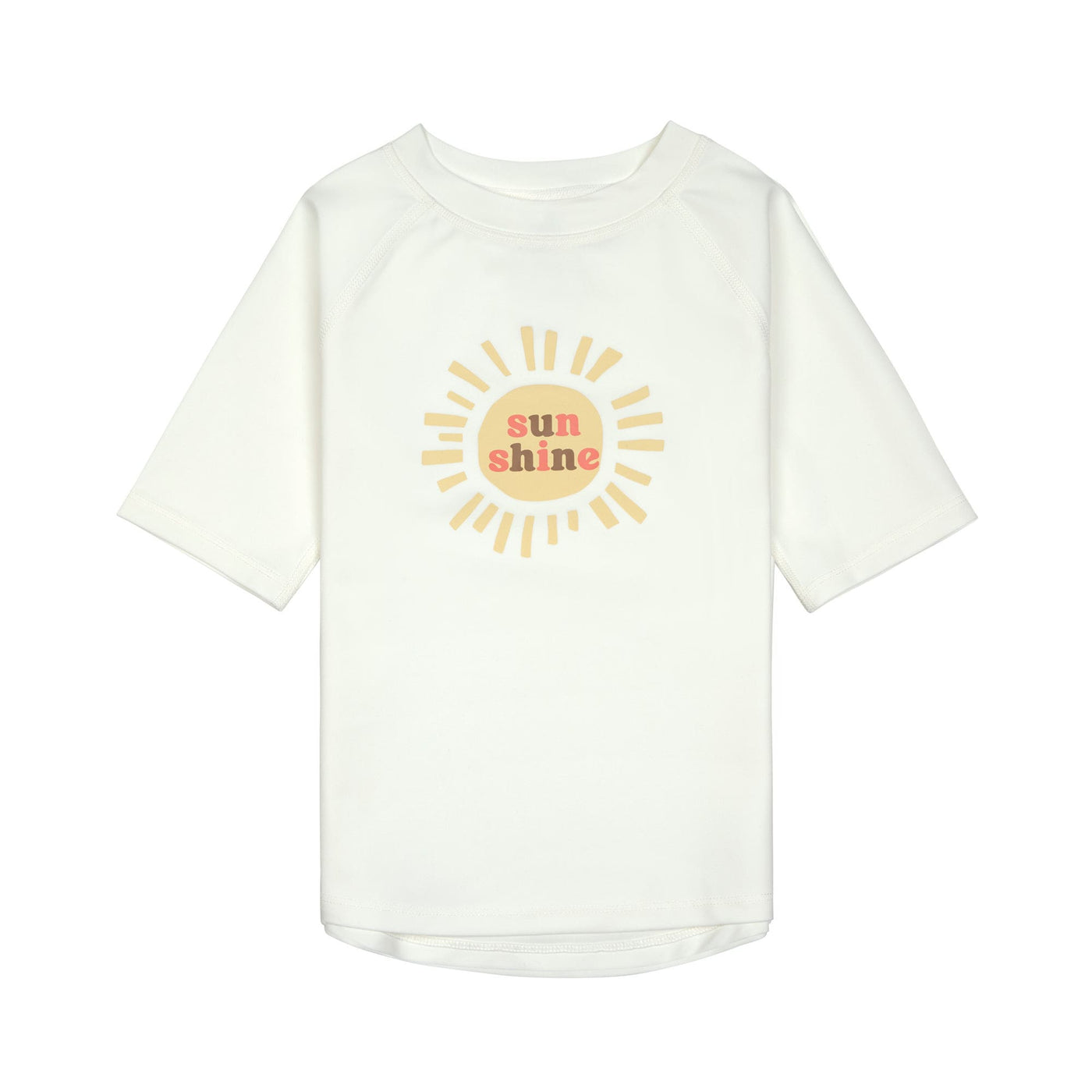 Lässig-UV Shirt Kinder Kurzarm - Sonne, Weiß