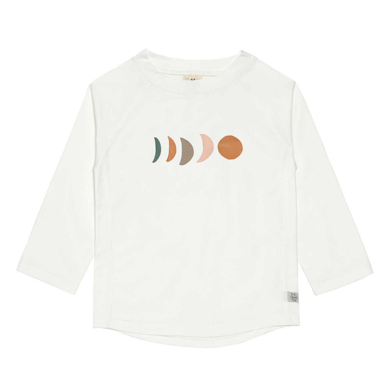 UV Shirt Kinder Langarm - Mond, Weiß