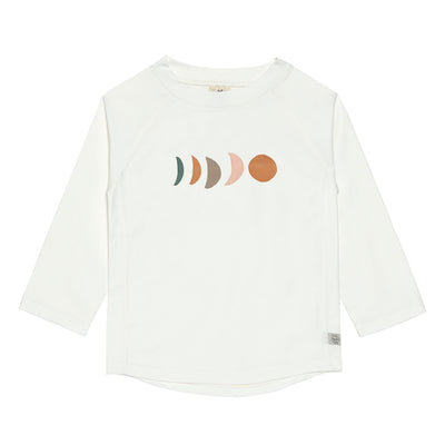 UV Shirt Kinder Langarm - Mond, Weiß
