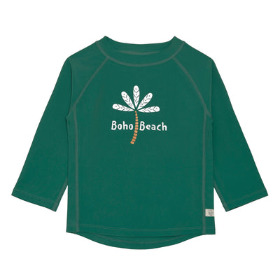 UV Shirt Kinder Langarm - Palmen, Grün