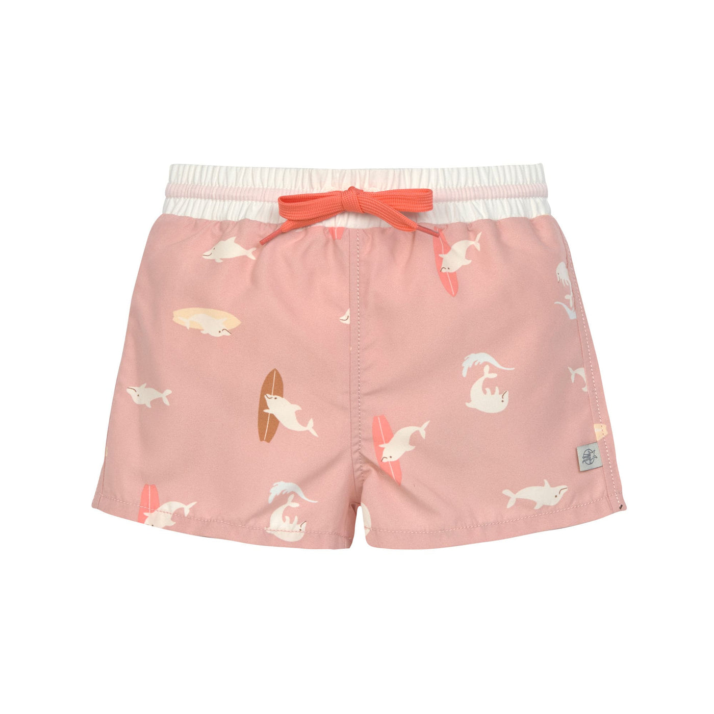 Lässig-Badehose Baby (mit Windel) - Delfin, Rosa